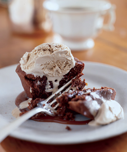 Sunday Treat: Individual Chocolate Melting Cakes