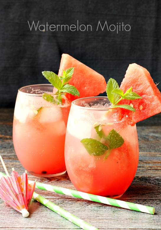 DIY Watermelon Mojito