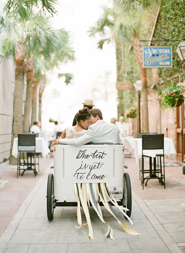 Eco-friendly Wedding Rickshaw