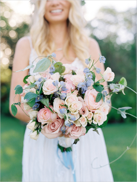 Rose Quartz & Serenity Bouquet