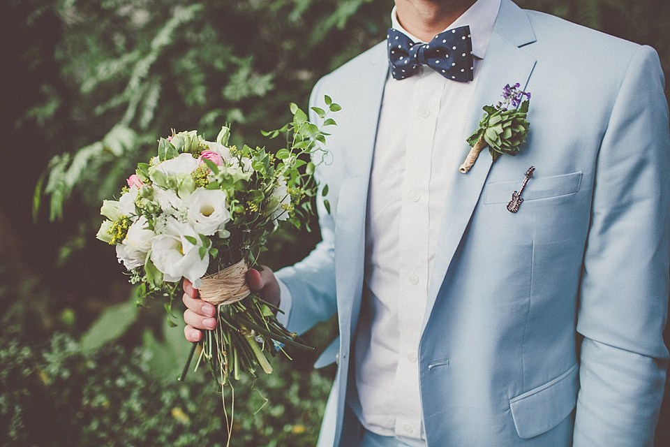 Blue Grooms Suits